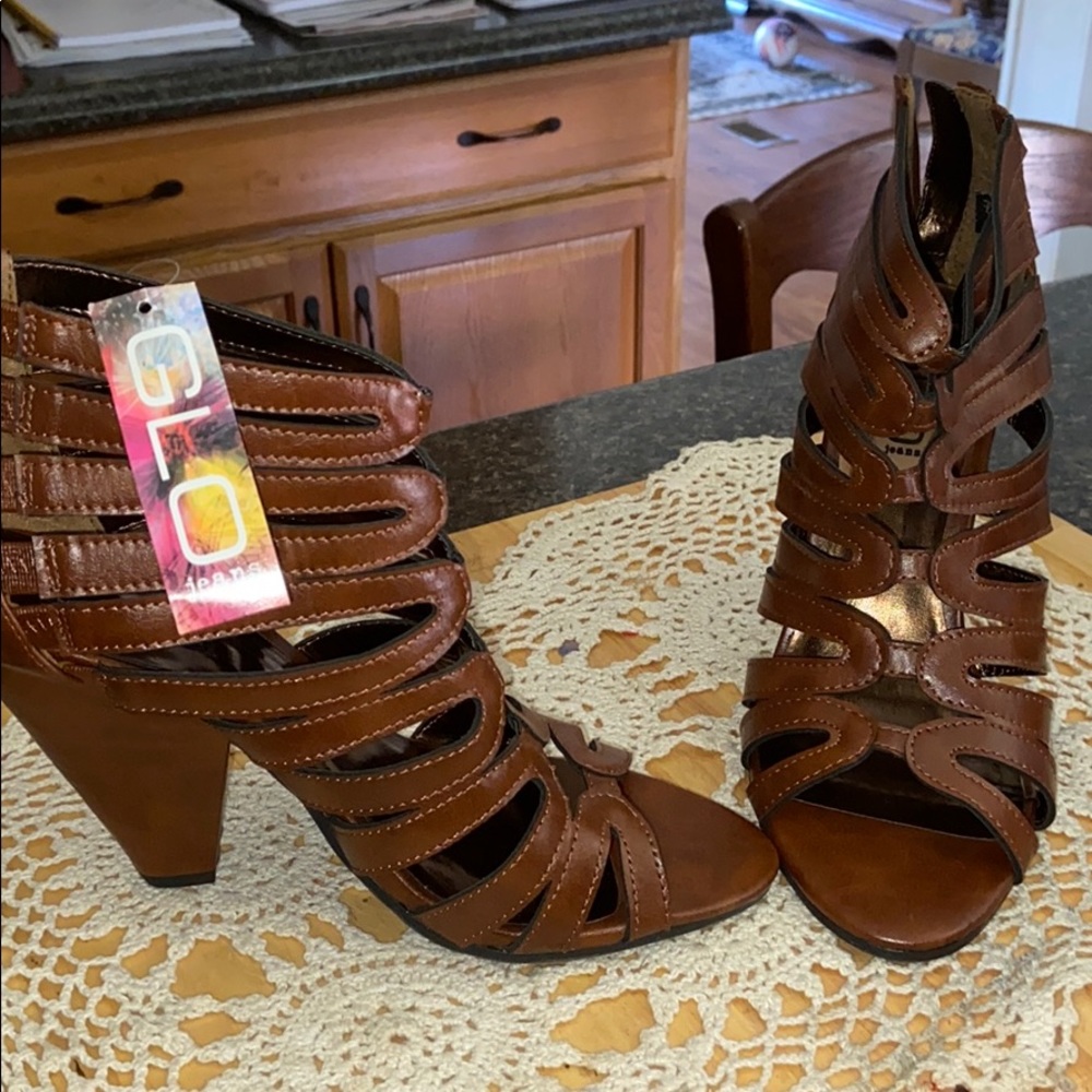 Brown summer sandal